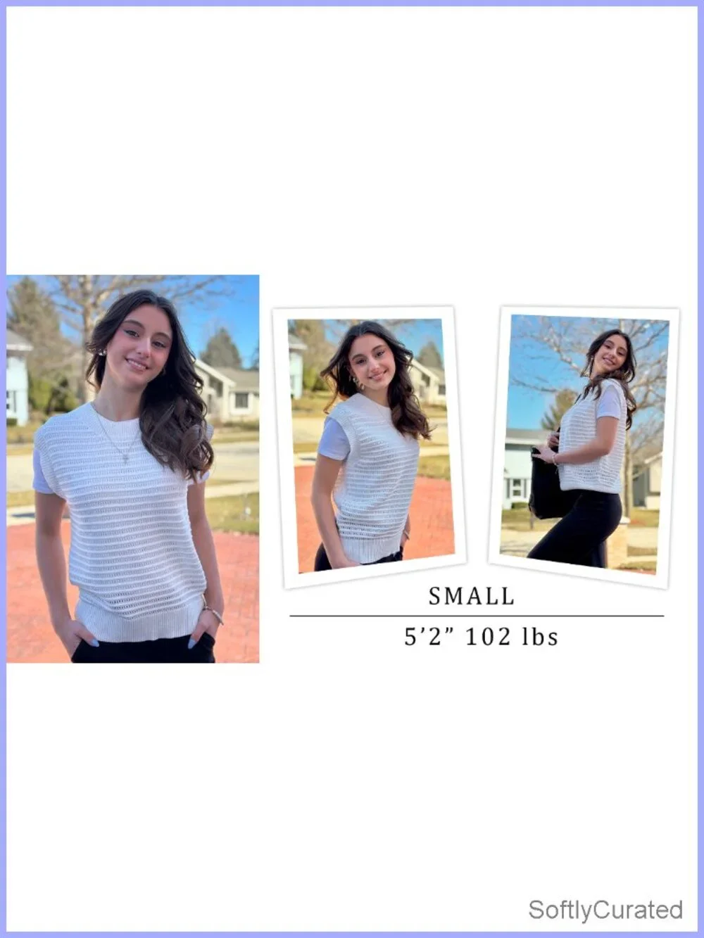 Womens Knit Sweater Vest Sleeveless Casual Trendy Tank Top